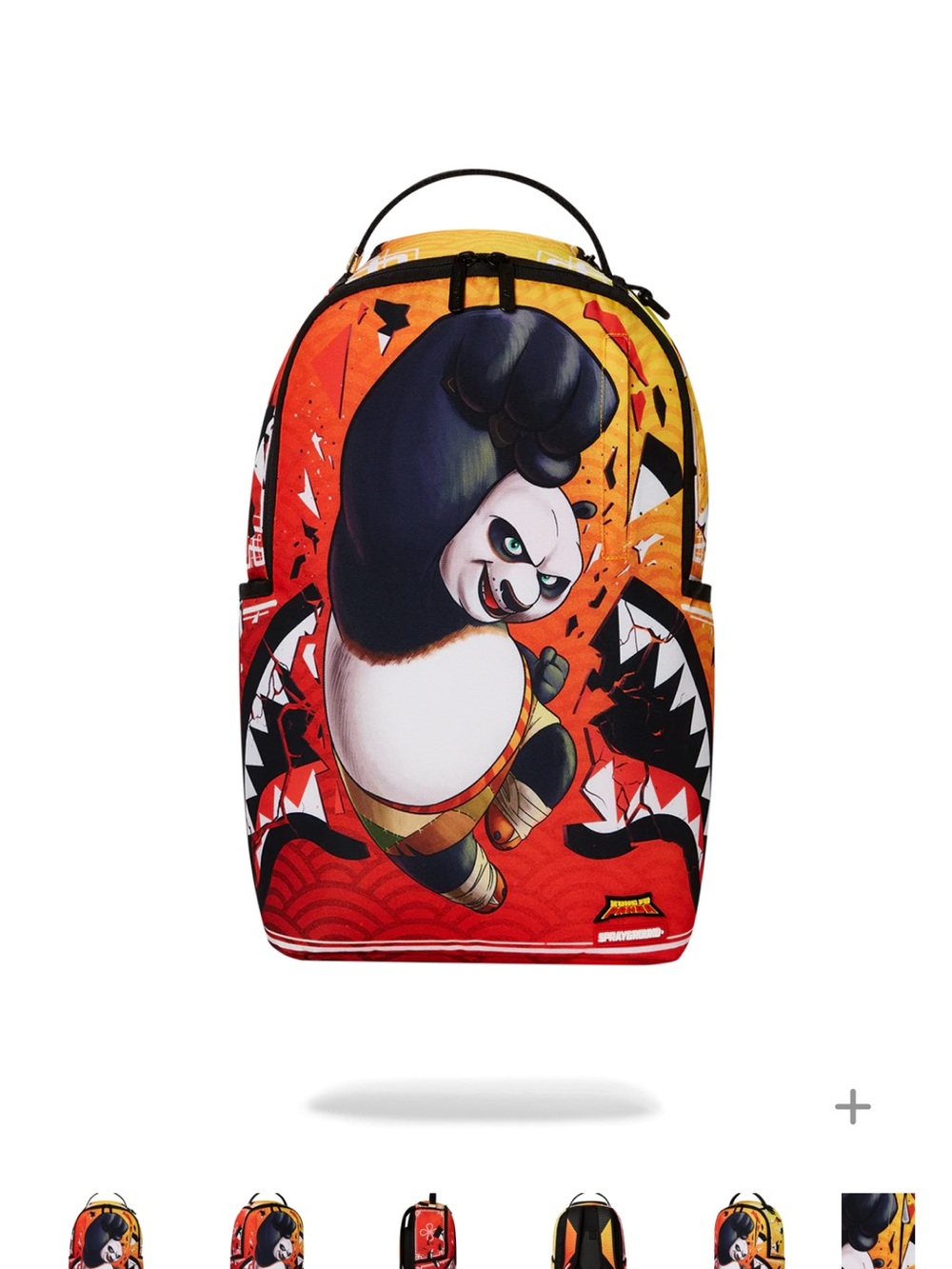Sprayground Kids Backpack - Red, Orange, Black, White (FIRM PRICE)